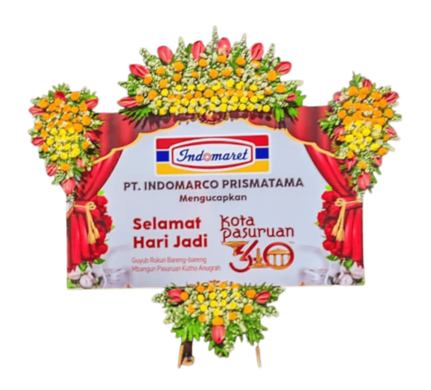 Papan Bunga Wisuda Malang model MFG-005
